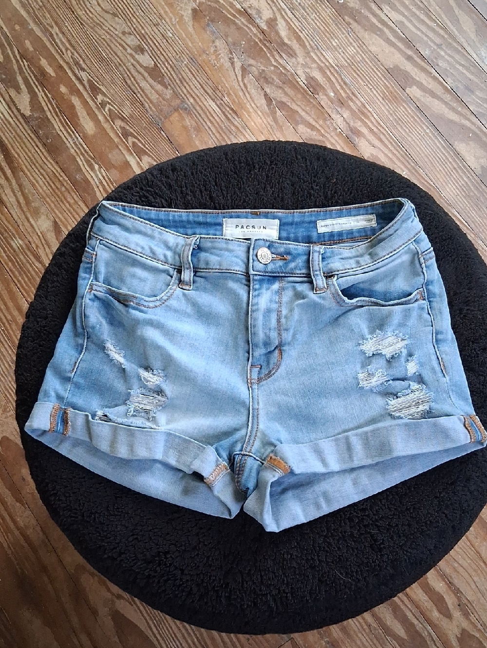 Pacsun Los Angeles Distressed Jean Shorts